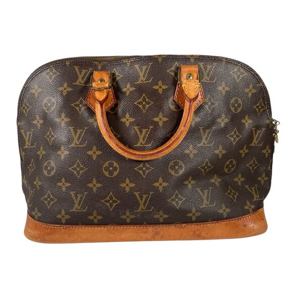 Louis Vuitton Alma PM Vintage Monogram Brown Canvas Handbag - Picture 9 of 14